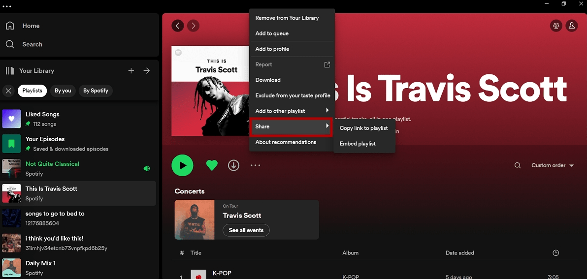 لیست پخش ترکیبی Spotify با یک دوست